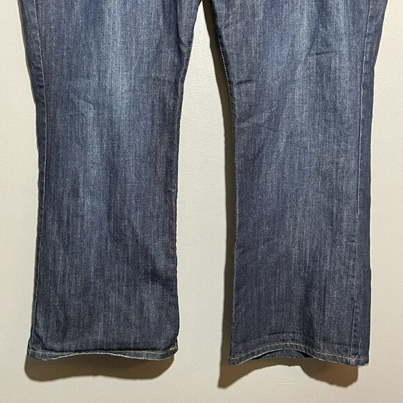 Bitten Sarah Jessica Parker Bootcut Jeans Women Plus Size 22S Short Cowgirl Boho - Picture 5 of 10